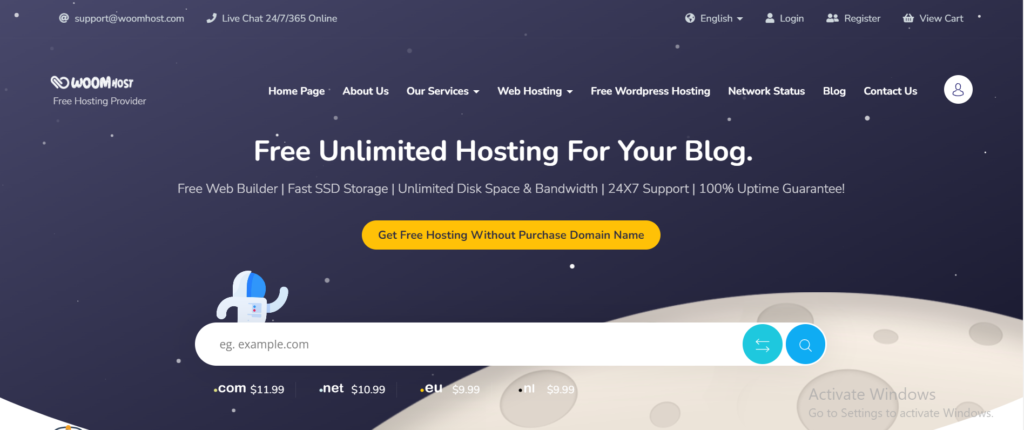WoomHost Unlimited Web Hosting Review