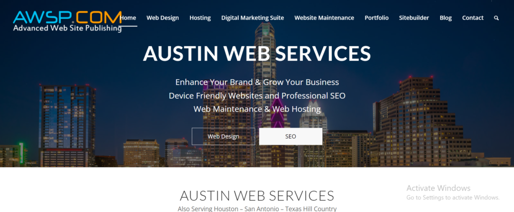 Austin Web Service: AWSP